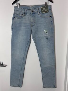 Mutual Weave The Taper Jeans 30 Light Wash Blue Men’s Slim Jeans NWT Denim